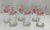 STROH'S,BEER GLASSES (6)