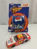 JEFF GORDON DUPONT 200 YEARS STOCK CAR REPLICA, WINNERS CIRCLE PEPIS RACE HOOD DUPONT STOCK CAR