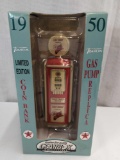 TOKHEIM FIRE CHIEF GAS PUMP REPLICA 1950 COIN BANK
