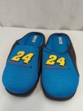 NASCAR MENS #24 JEFF GORDON CASUALS HARD SOLE SLIPPERS SIZE 13 NEW