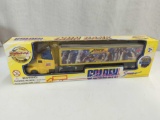 PEPSI SEMI TRUCK COIN BANK REPLICA DIE CAST METAL