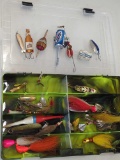 OZARK TRAIL TACKLE BOX FULL OF LURES