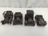 VINTAGE CLASSIC CARS METAL PENCIL SHARPENERS