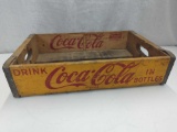 WOOD COCA- COLA CRATE 1955 CHATTANOOGA CASES 18 1/2X 11 1/2