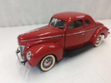 1940 FORD DELUXE COUPE THE DANBURY MINT 1:24 SCALE DIE CAST REPLICA NO BOX