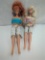 BARBIE DOLLS COOL TIMES BARBIES NO BOXES NOT COMPLETE