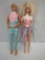 BARBIE DOLLS ICE CAPADES KEN AND BARBIE NO BOXES NOT COMPLETE