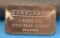 ENGELHARD 1 TROY OZ. FINE SILVER .999 + BAR
