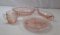 PINK DEPRESSION GLASS LOT