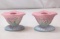 PAIR OF HULL WILDFLOWER CANDLE HOLDERS