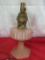 ANTIQUE ALADDIN CORINTHIAN TABLE LAMP- CONVERTED TO ELECTRIC