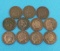 INDIAN HEAD PENNY LOT - 1904, 1905-5, 1906-5