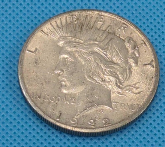 1922S PEACE SILVER DOLLAR
