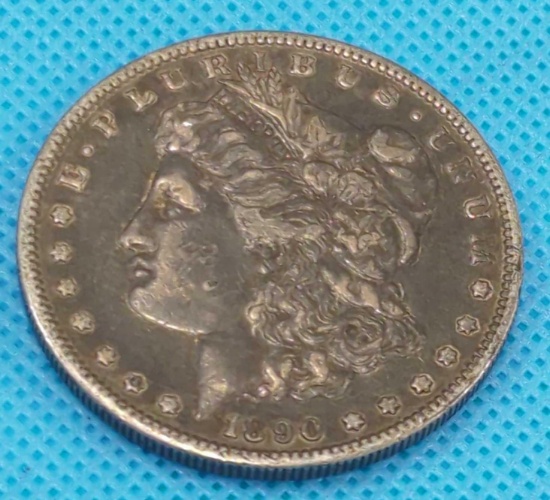 1890S MORGAN SILVER DOLLAR