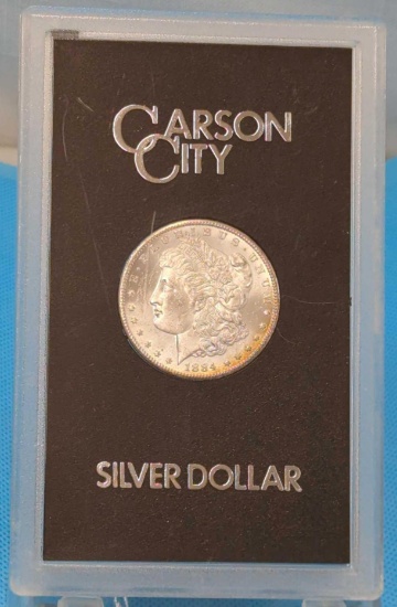 1884CC CARSON CITY MORGAN SILVER DOLLAR