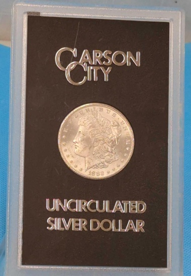 1882CC CARSON CITY UNCIRCULATED MORGAN SILVER DOLLAR