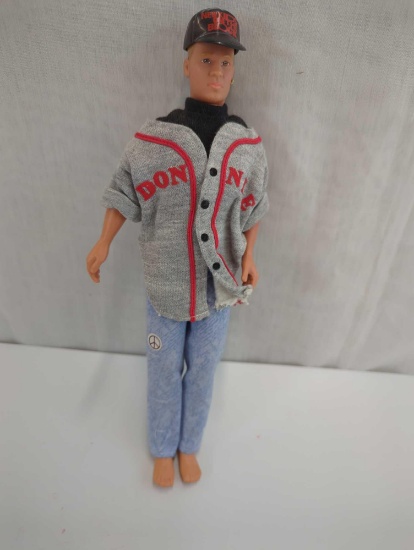 DONNIE WAHLBERG12" 1990 NEW KIDS ON THE BLOCK DOLL BY HASBRO NO BOX NOT COMPLETE