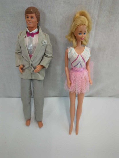BARBIE DOLLS DREAM KEN &BARBIE NO BOXES NOT COMPLETE