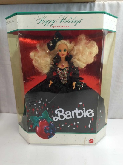 BARBIE DOLL SPECIAL EDITION 1991 HAPPY HOLIDAYS BY MATTEL