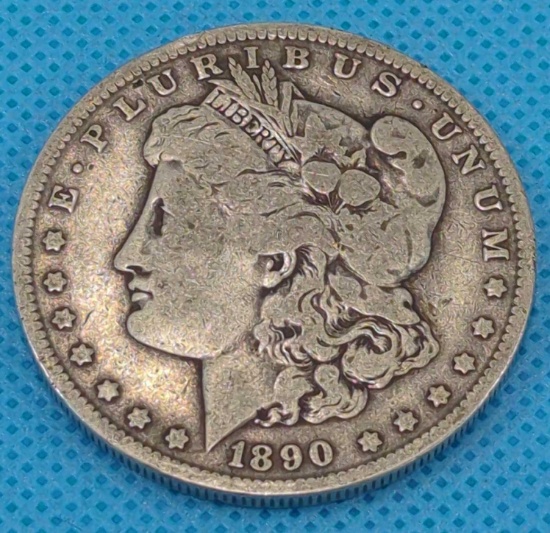 1890 O MORGAN SILVER DOLLAR