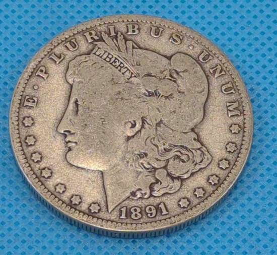 1891 O MORGAN SILVER DOLLAR