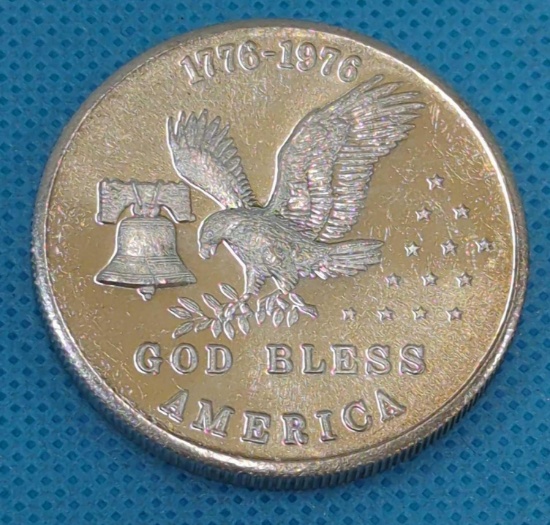 TRI-STATE REFINING ONE TROY OZ. .999 FINE SILVER ROUND