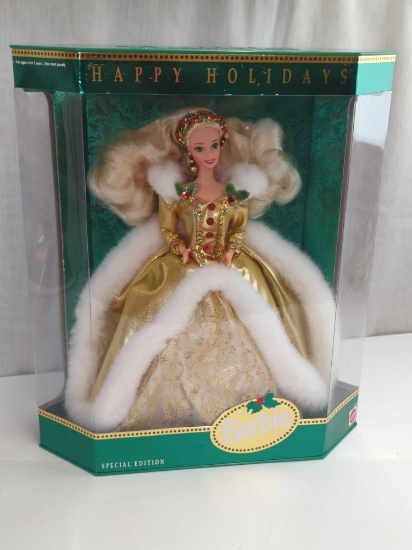 BARBIE DOLL SPECIAL EDITION 1997 HAPPY HOLIDAYS IN BOX BY MATTEL