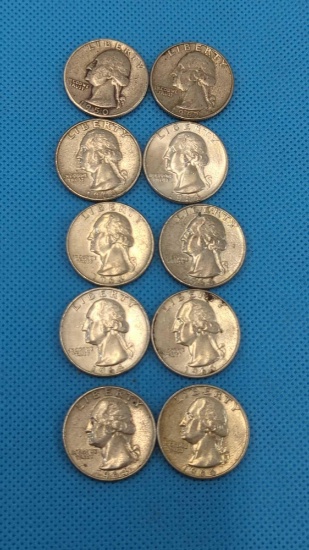 WASHINGTON QUARTER LOT - ALL 1964 OR OLDER