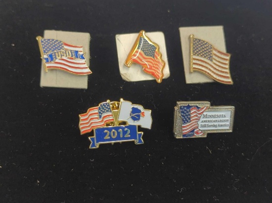 FLAG LAPEL PINS