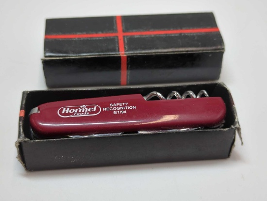 MULTI TOOL POCKET KNIFE HORMEL FOODS SAFETY RECOGNITION 6/1/94