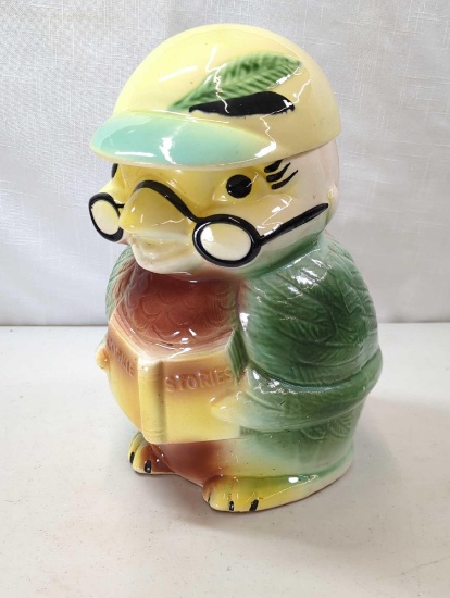 VINTAGE WISE OWL COOKIE JAR - ROBINSON RANSBOTTOM POTTERY ROSEVILLE OHIO
