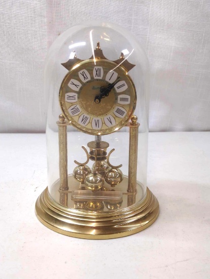 HALLER ANNIVERSARY CLOCK 9" MADE IN GERMANY BATTERY OPERATED - UNTESTED