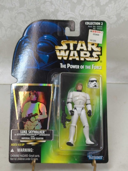 STAR WARS THE POWER OF THE FORCE - LUKE SKYWALKER IN STORMTROOPER DISGUISE WITH IMPERIAL ISSUE