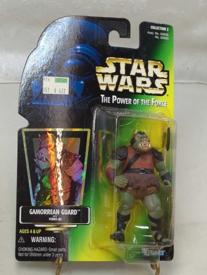 STAR WARS THE POWER OF THE FORCE - GAMORREAN GUARD W/VIBRO-AX- KENNER