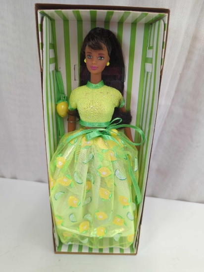 BARBIE DOLL 1998 AN AVON EXCLUSIVE LEMON -LIME SORBET BARBIE AFRICAN AMERICAN F120111 IN BOX MADE BY