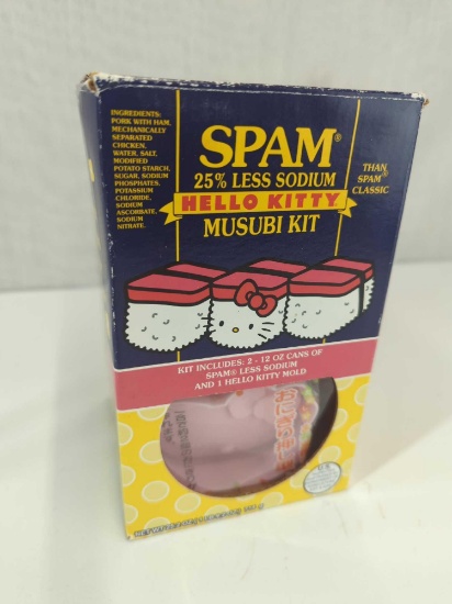 SPAM HELLO KITTY MUSUBI KIT INCLUDES 2CANS SPAM - HELLO KITTY MOLD