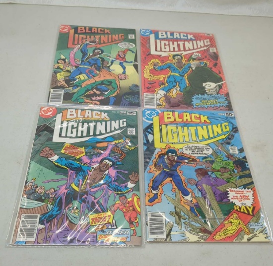 DC BLACK LIGHTNING COMICS LOT 35 CENT NO. 6,8,10,11