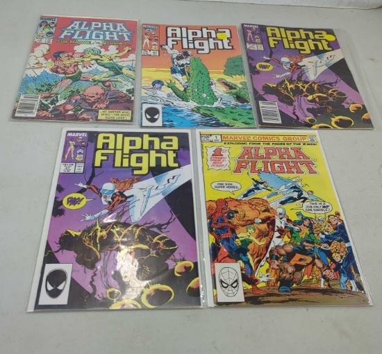 MARVEL ALPHA FLIGHT COMICS LOT