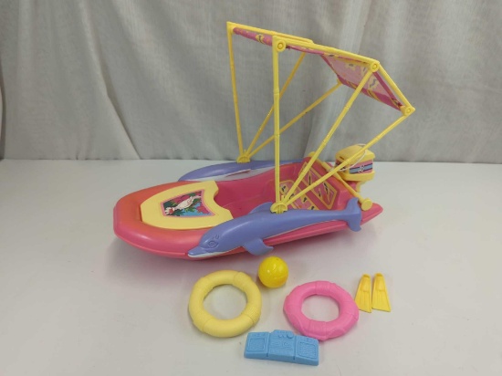 BARBIE 1990 HAWAIIAN FUN ISLAND PLAYSET BY MATTEL NOT COMPLETE