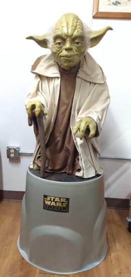 STAR WARS "THE PHANTOM MENACE" EPISODE I YODA FIGURE PEPSI PROMOTION 56" TALL