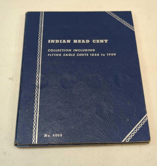 INDIAN HEAD CENT BOOK 1856-1909 INCOMPLETE