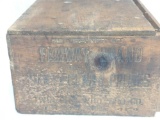 FAIRWAY BRAND SANTA CLARA PRUNES TWIN CITY ST. PAUL MINN. WOOD BOX 15.5