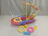 BARBIE 1990 HAWAIIAN FUN ISLAND PLAYSET BY MATTEL NOT COMPLETE
