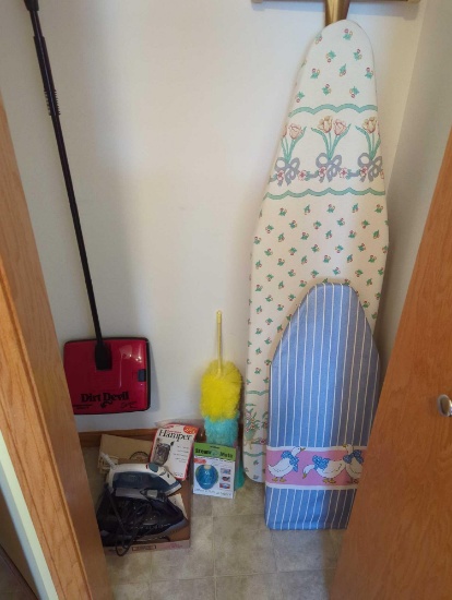 IRONING BOARDS DUSTER POP OPEN HAMPER IRON'S DIRT DEVIL SWEEPER