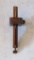 Vintage Wooden and Brass Marking Gauge, 8