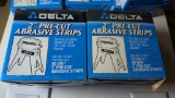 Two Boxes of Delta 80 Grit Pre-Cut Abrasive Strips, 2 Packs, Sanding Tips