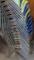 10 Stackable Plastic Molded Shell Chairs, Metal Frame