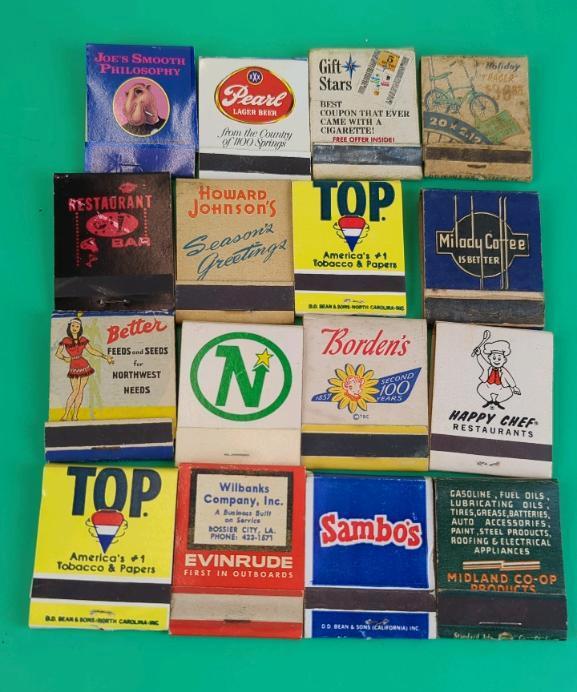 Vintage Matchbook Collection, 16 Advertising | Proxibid