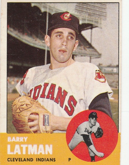 BARRY LATMAN 1963 TOPPS CARD #426