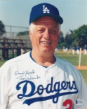 TOMMY LASORDA AUTOGRAPHED 8X10 WITH COA